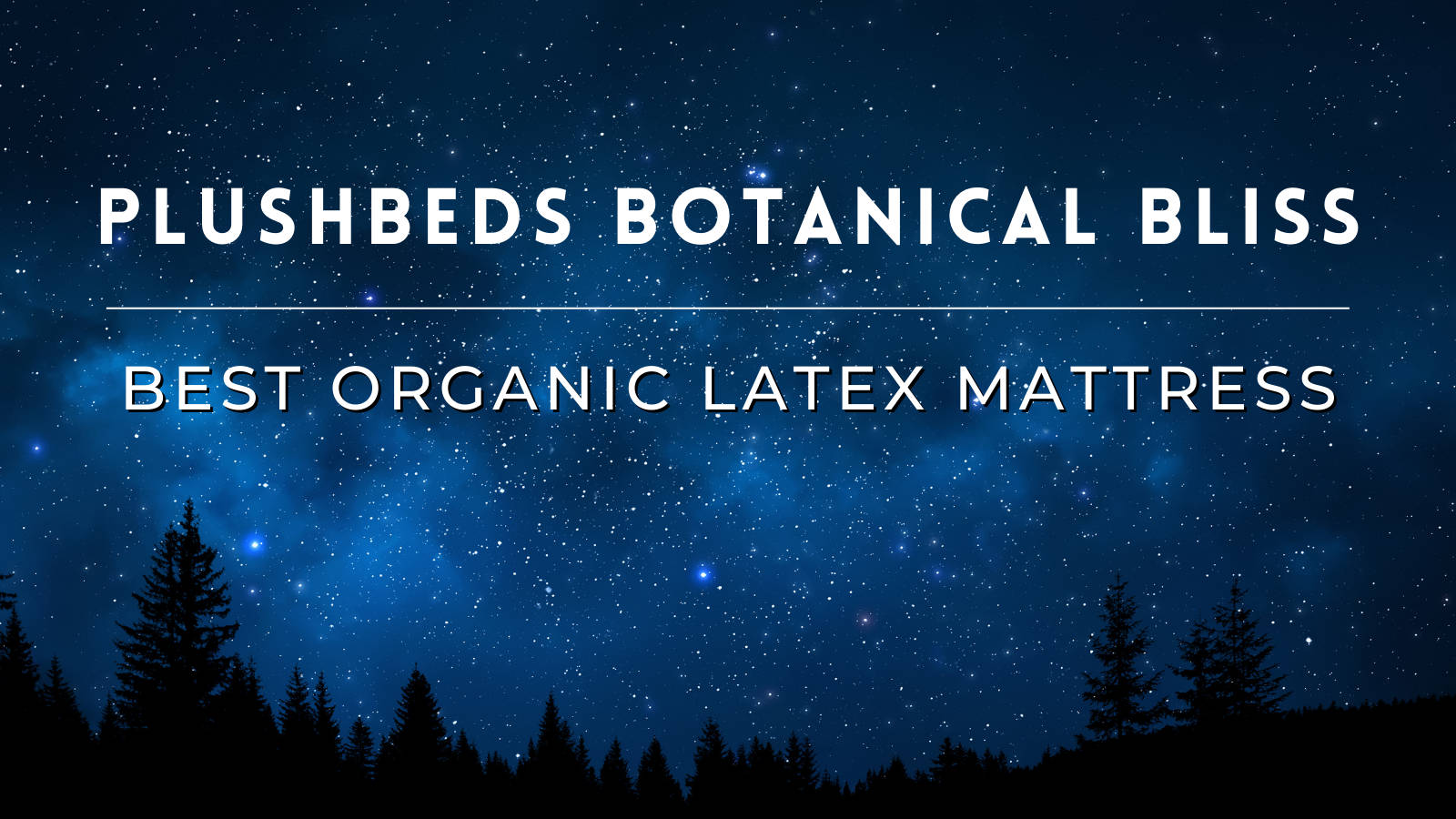 plushbeds botanical bliss organic latex mattress review