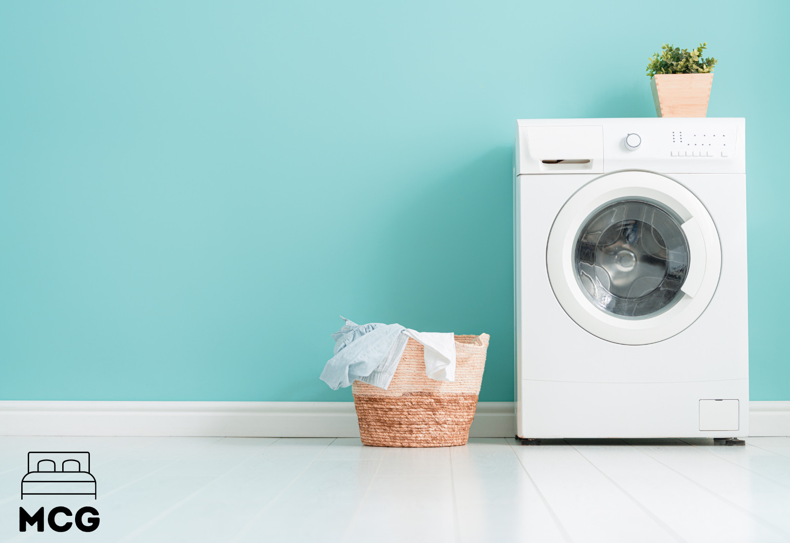 picture of a washing machine washing a down pillow