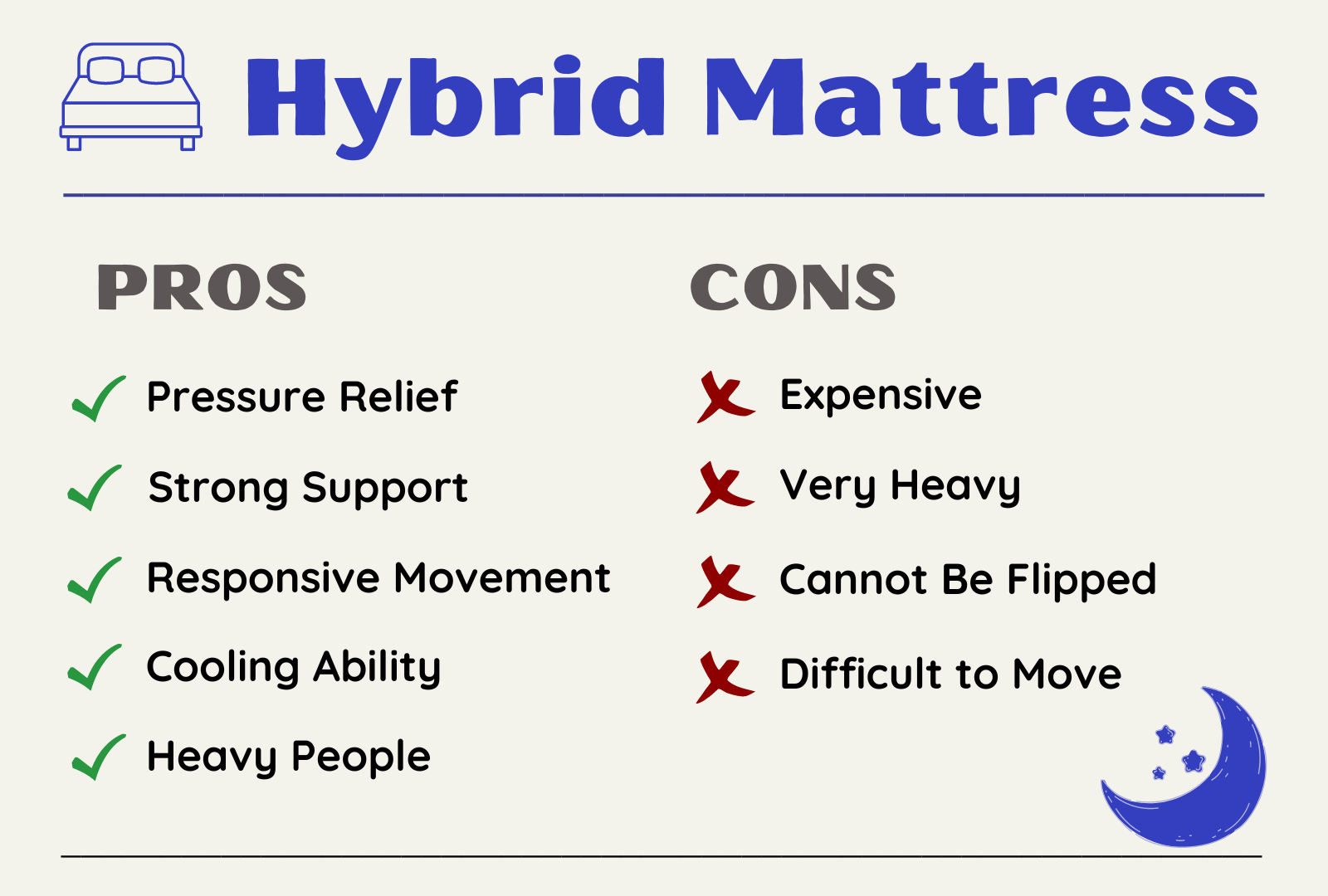 hybrid mattress pros and cons