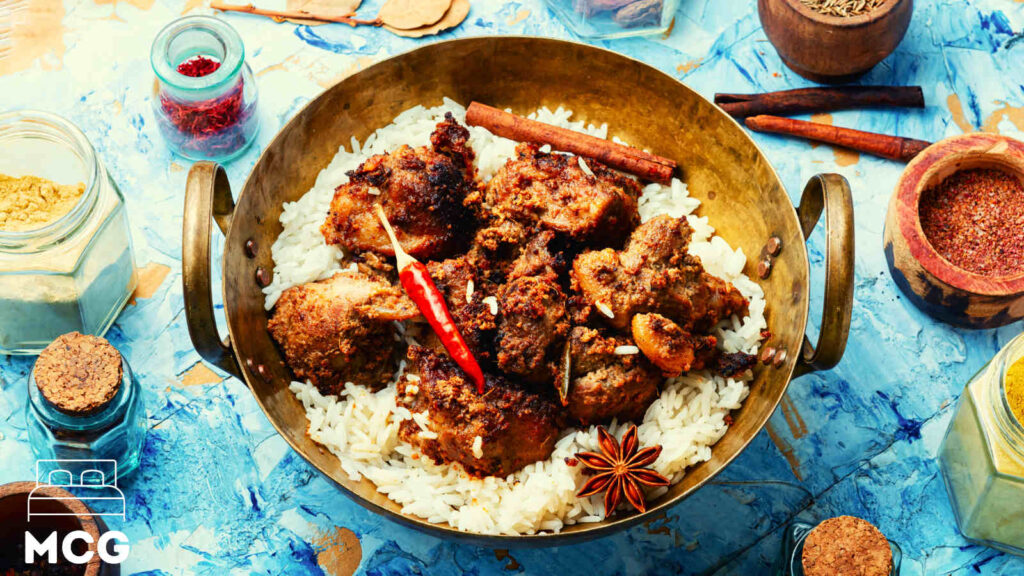 bowl of Vindaloo curry